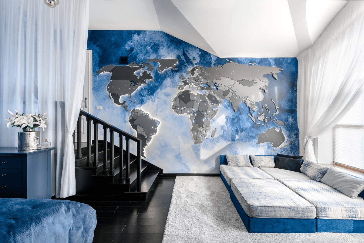 Blue Feature Walls
