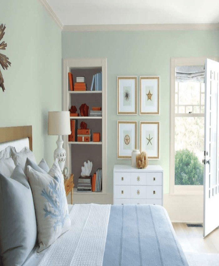 Calming Green for The Bedroom