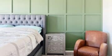 Easy DIY Geometric Wood Accent Wall