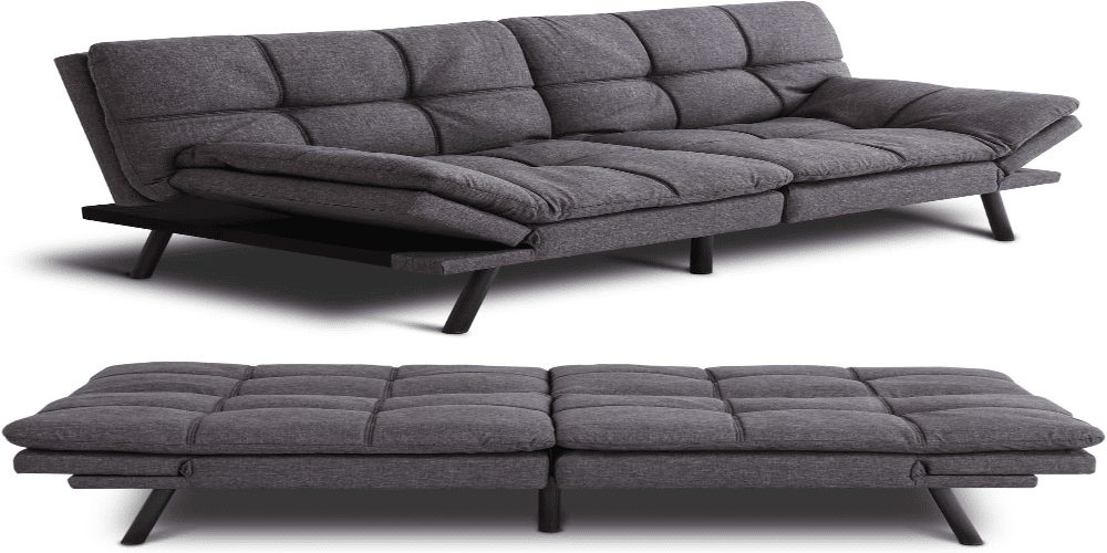 Futon Sofa Bed Memory Foam Couch Bed