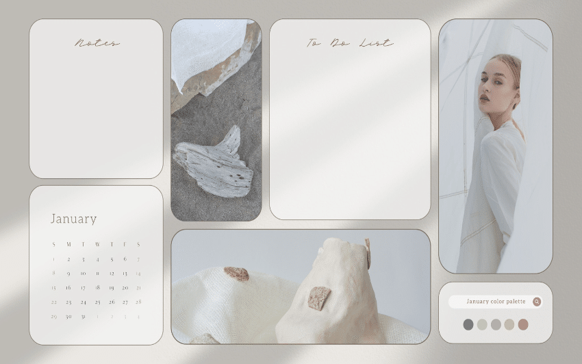 Soothing Pastel Palette Organizer