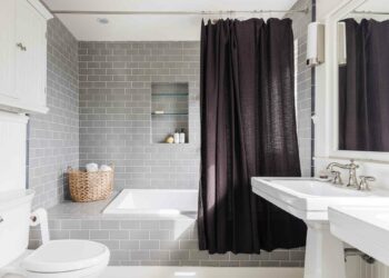 Best Farmhouse Shower Niche Ideas
