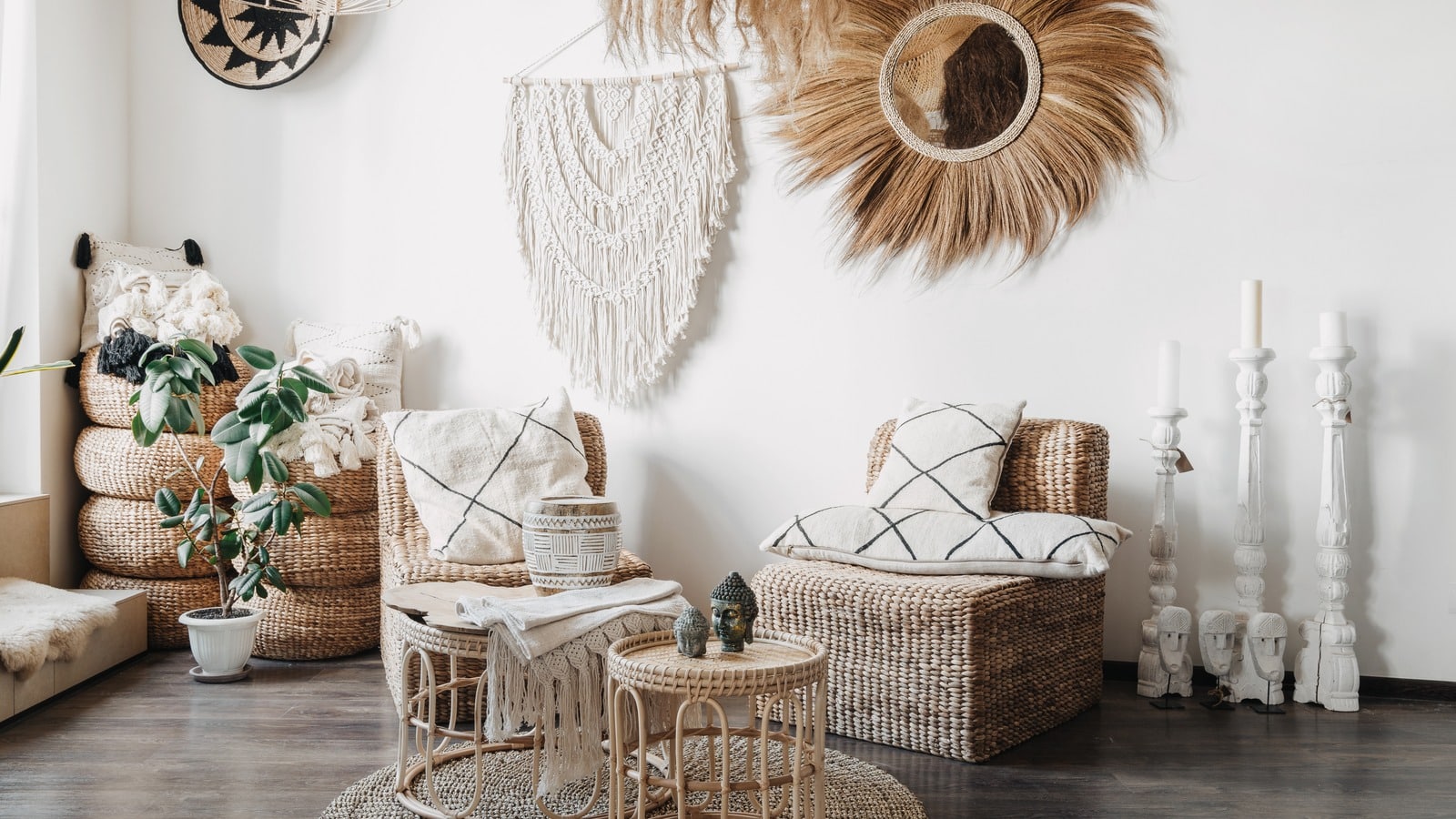 Cute Modern Boho Living Room Ideas