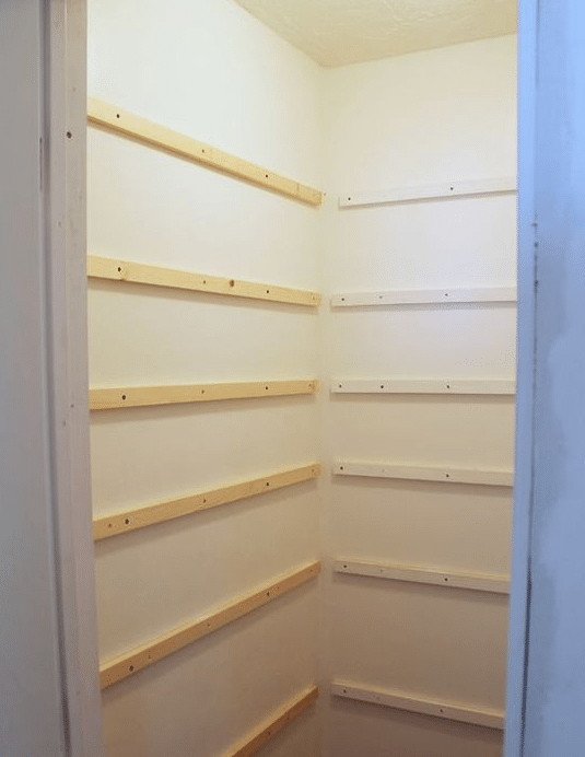 How to Begin DIY Pantry Shelves
