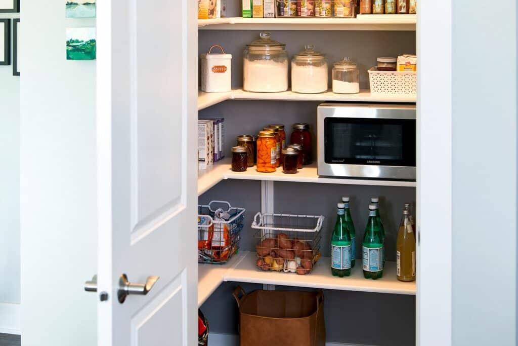 How to Use The DIY Pantry Shelves Effectively