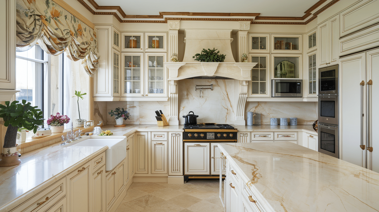 Cream_Cabinets_with_Marble_Countertops