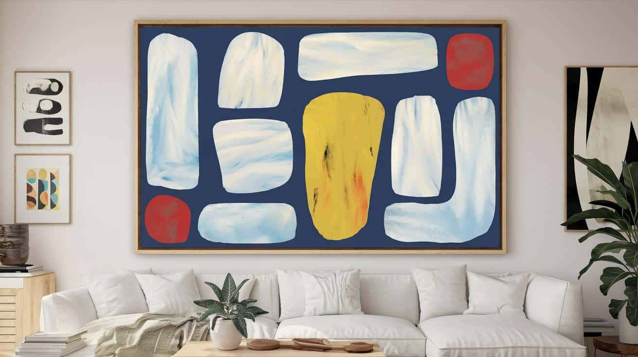 Framed_Modern_Art_Accent_Wall