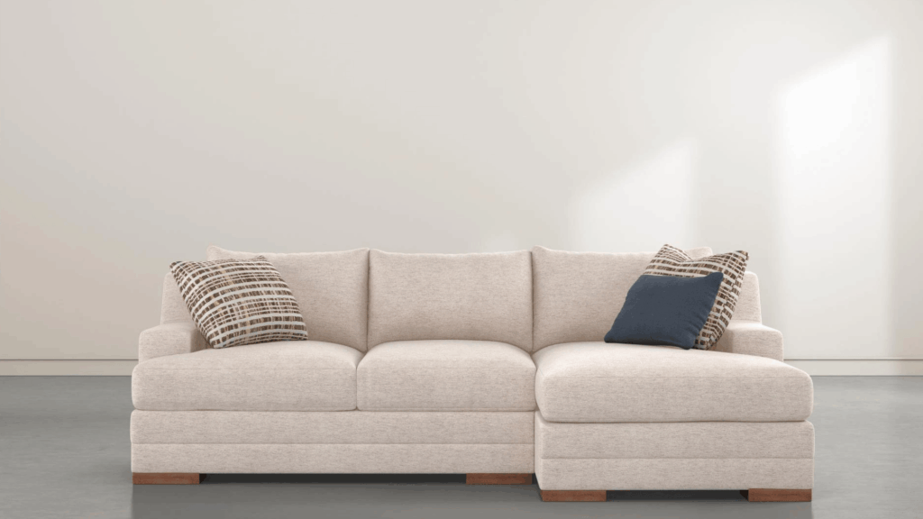 living spaces ginger chenille sofa