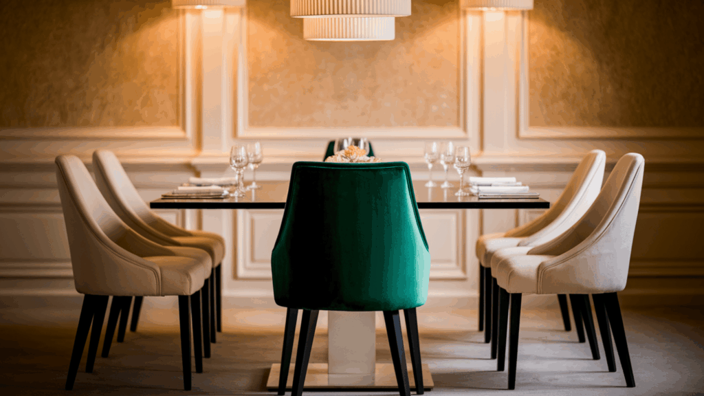 3 two by two pairs one accent head chair