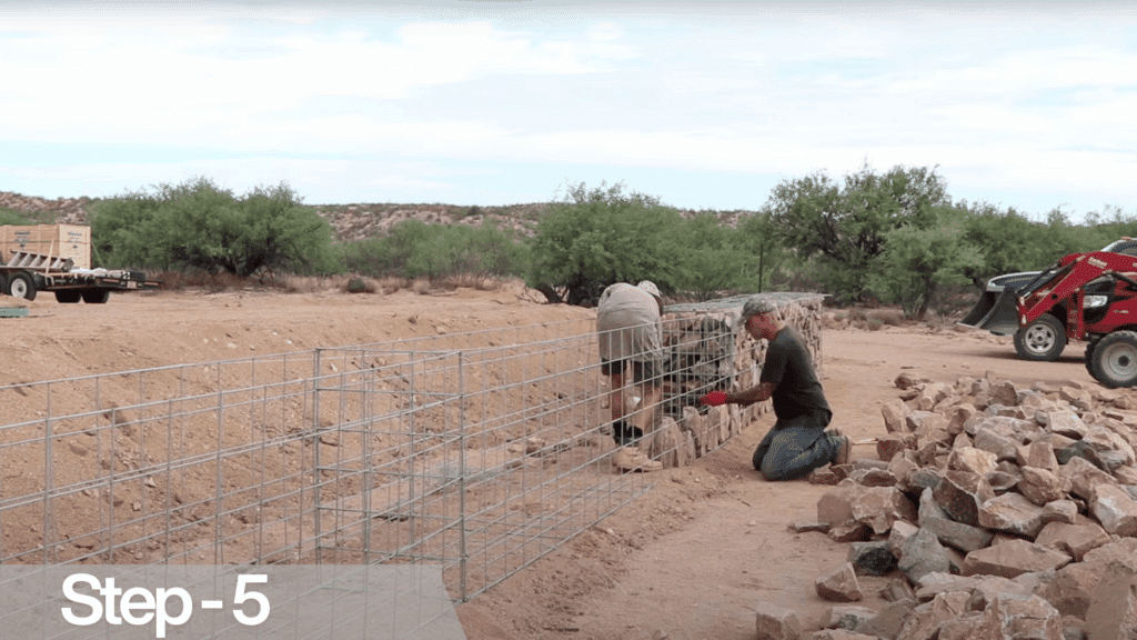 5 securing stabilizing the wall