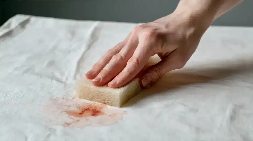 apply to the paint spot