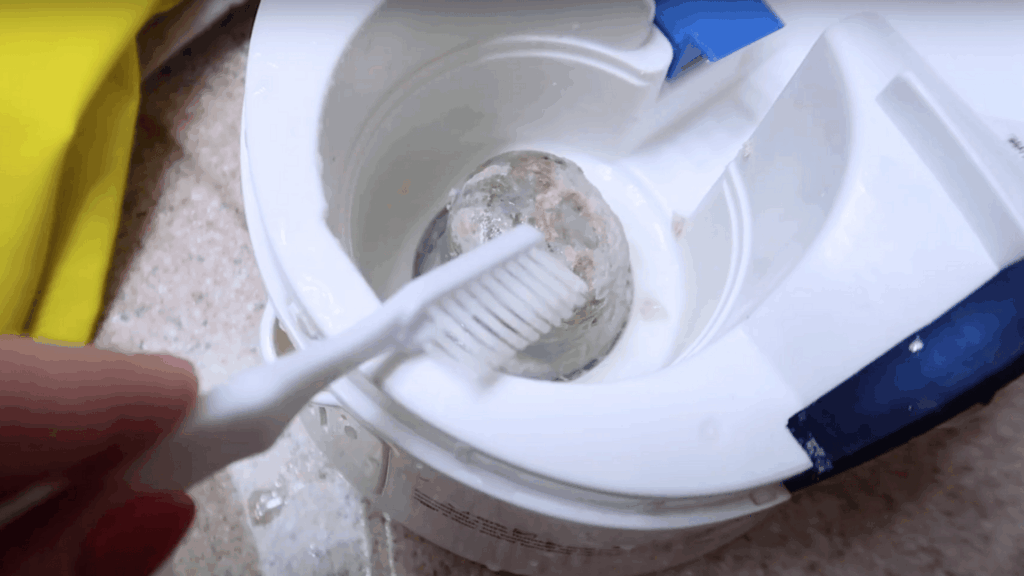 clean the base and heating element