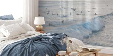 coastal wall art feature