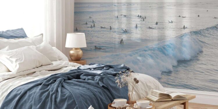coastal wall art feature