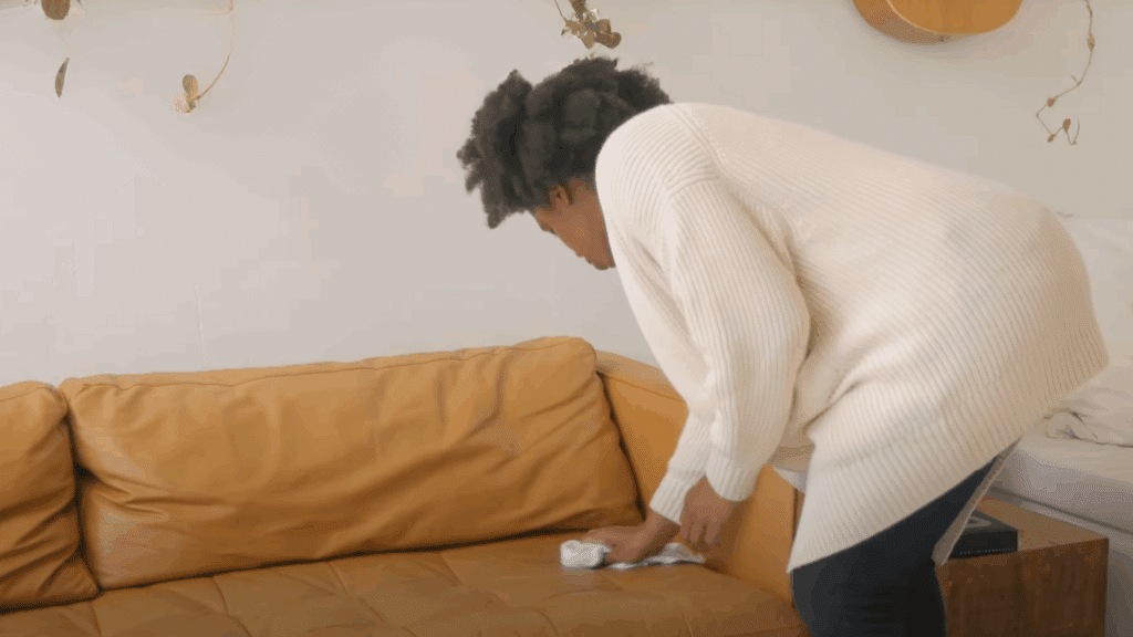 condition the leather