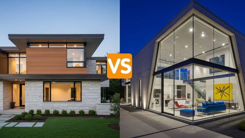 contemporary vs modern home design key differences