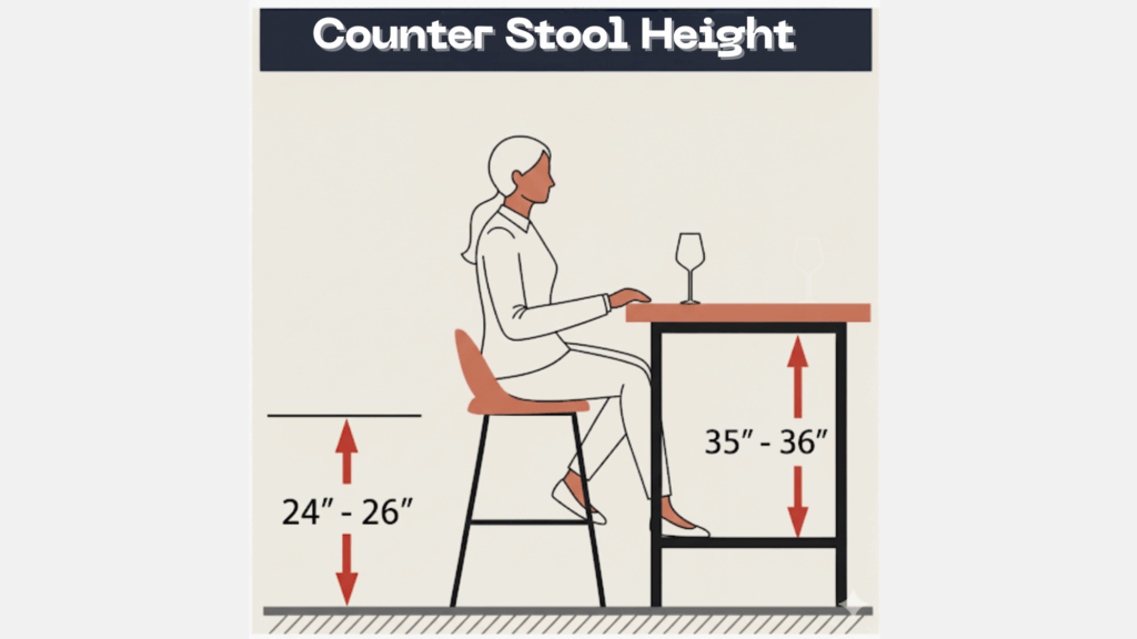 counter stools height