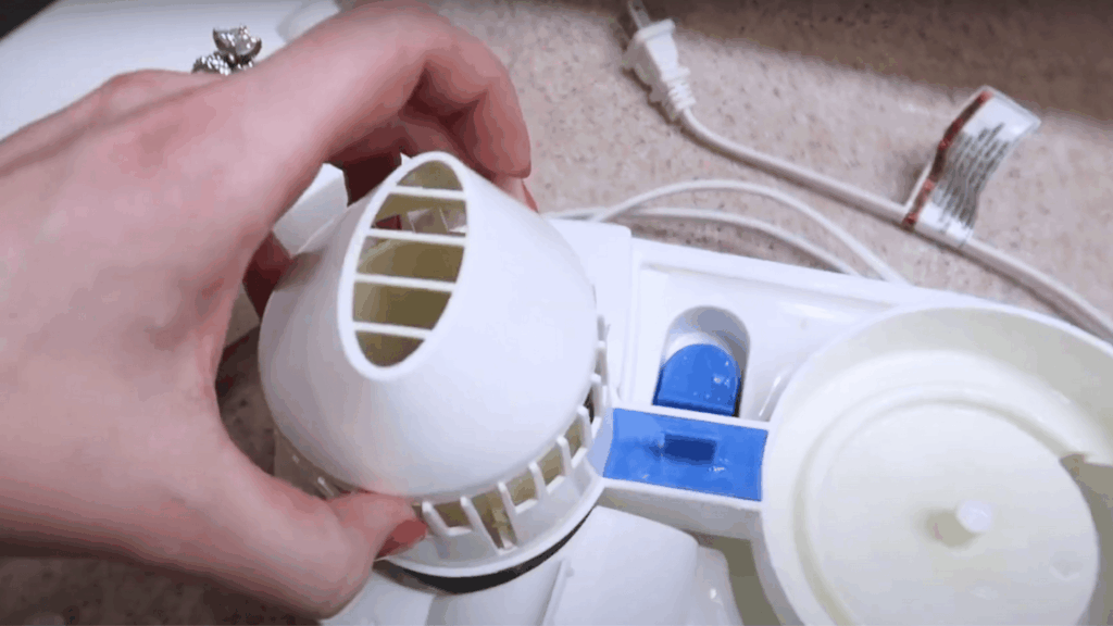 disassemble and prepare your cleaning solution