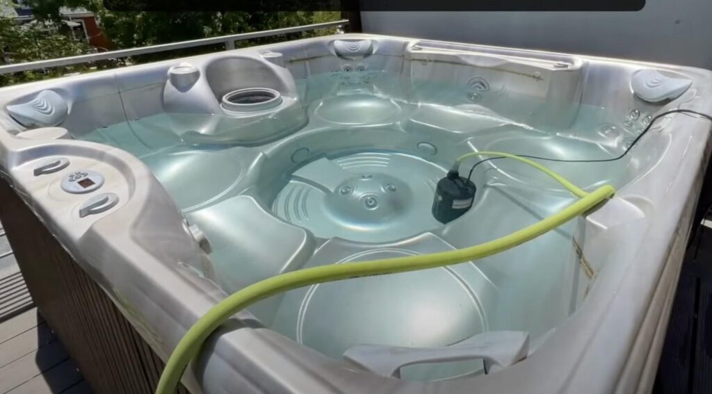 drain the water safel