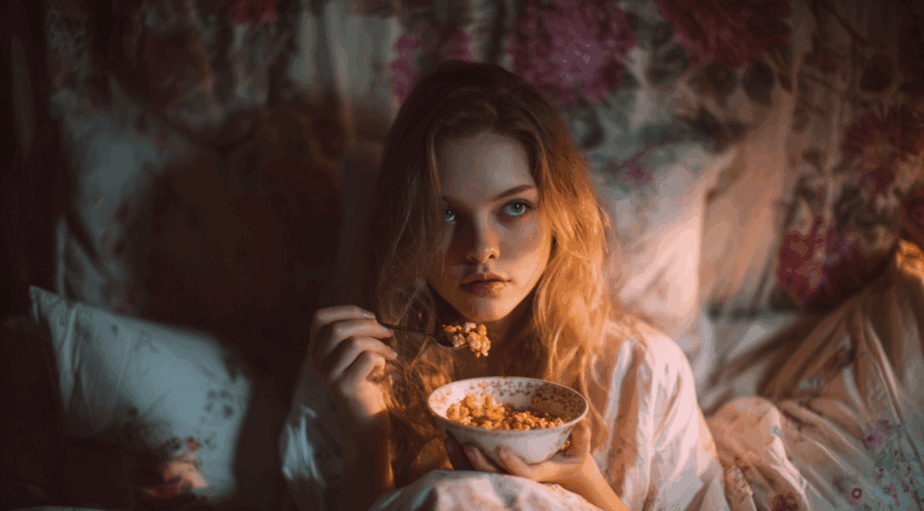 eating in bed