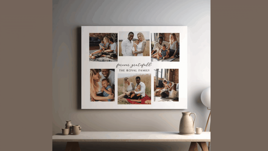 family photo collage