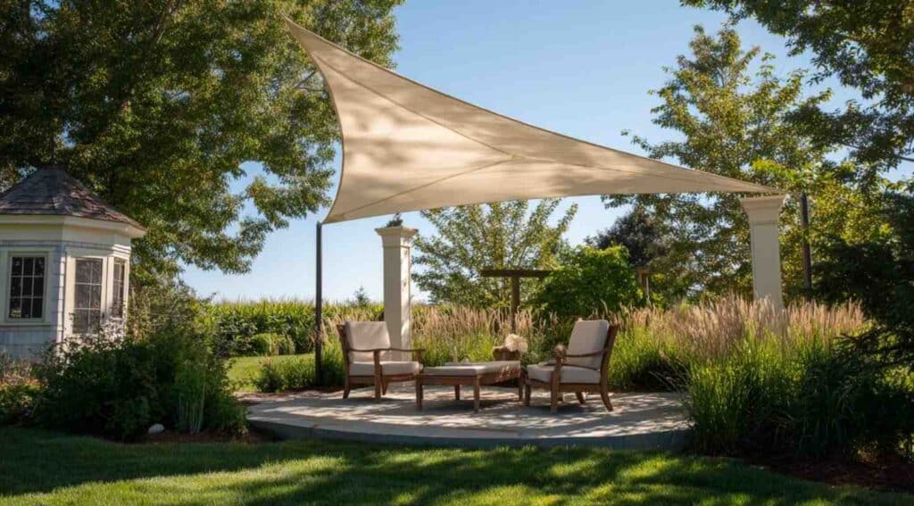 freestanding canopies and shade sail