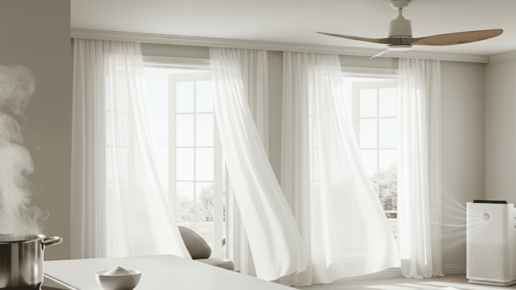 getting smell out of the house