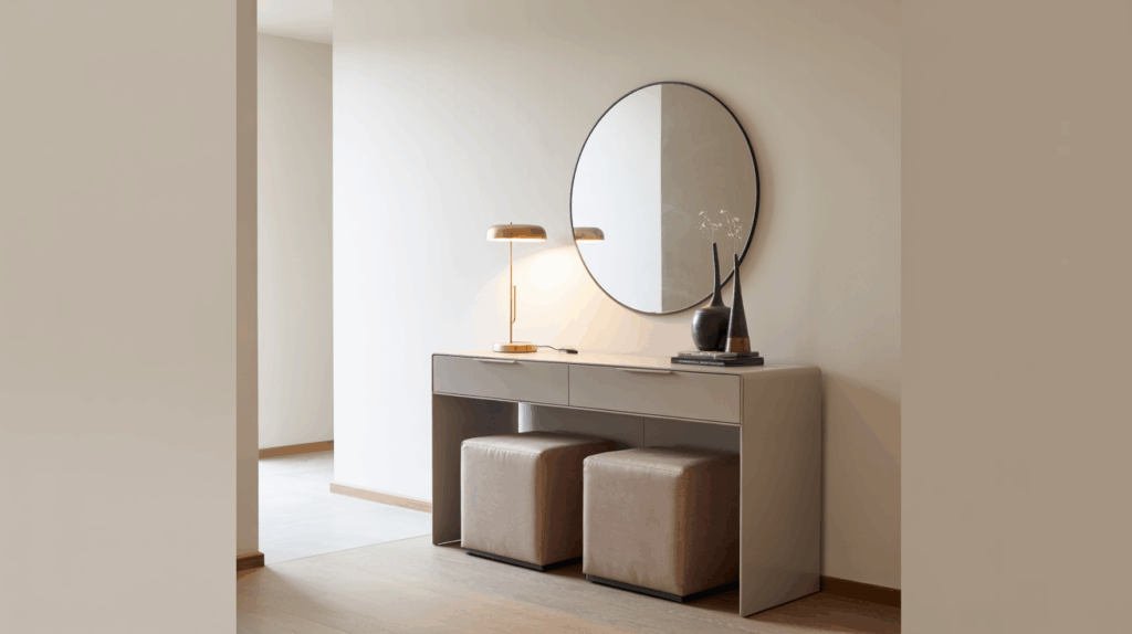 hidden storage to maximise space