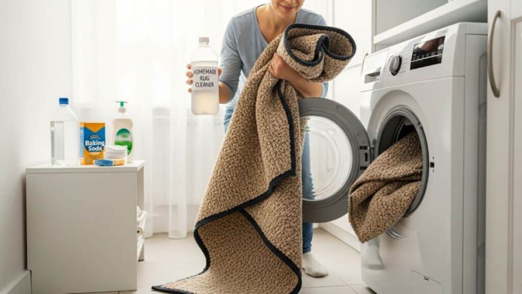 how to use homemade rug cleaner safely