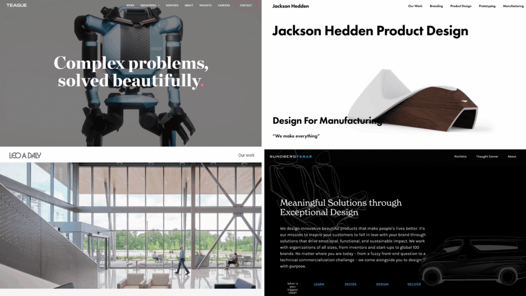 leading us based industrial design firms