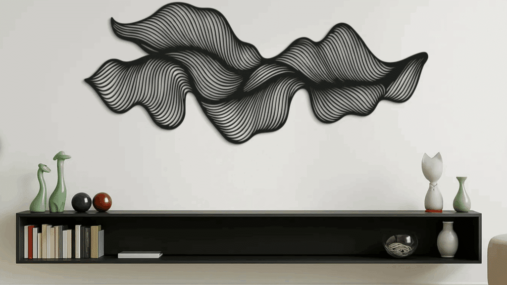 metal or sculptural wall