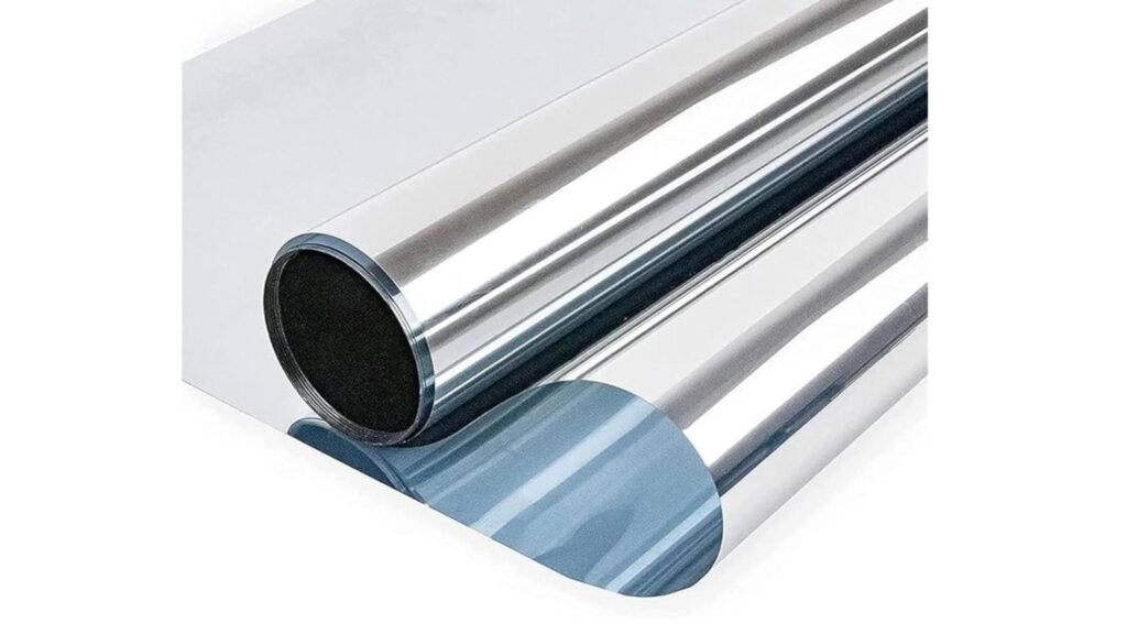 metallic window tint