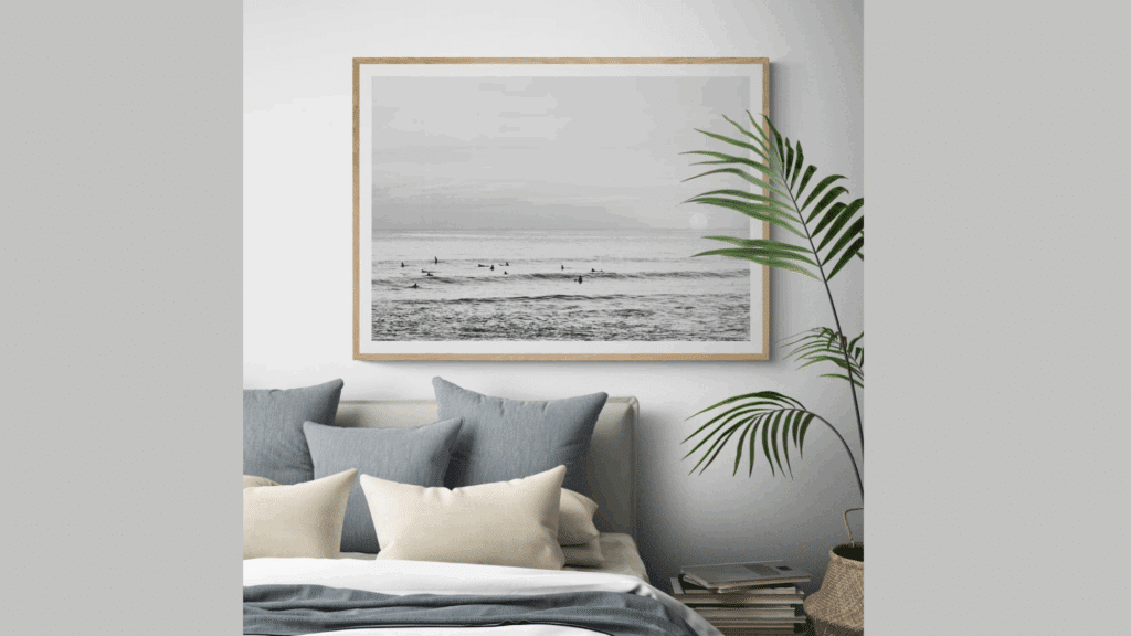 minimalist black and white print