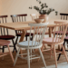 mismatched dining chairs