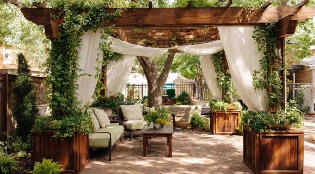pergola style awning