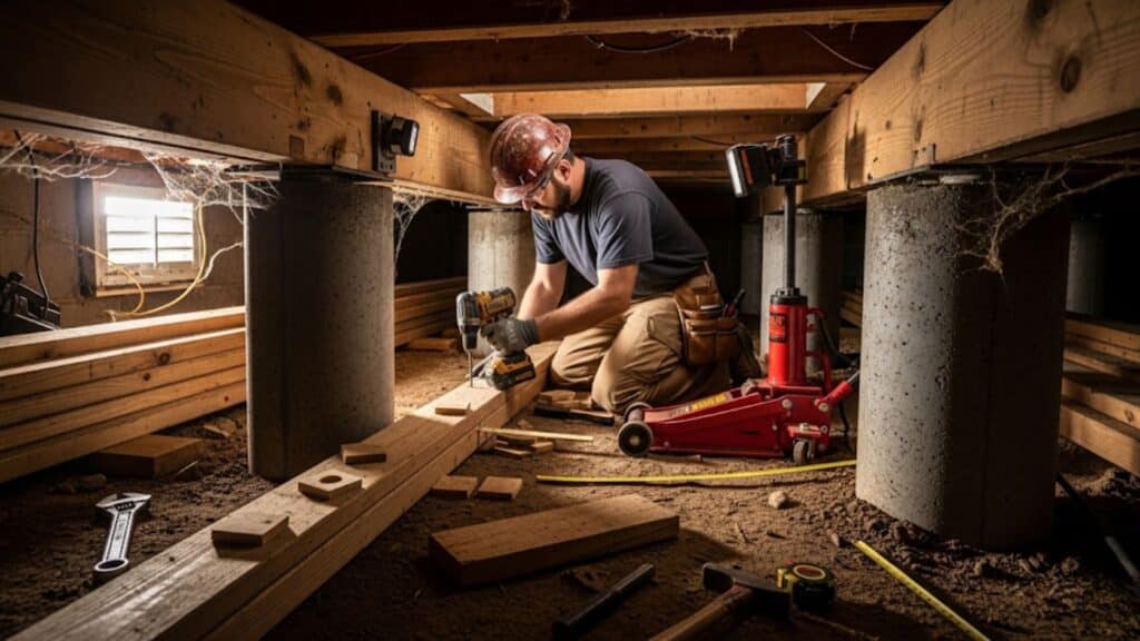 pier and beam foundation repair methods