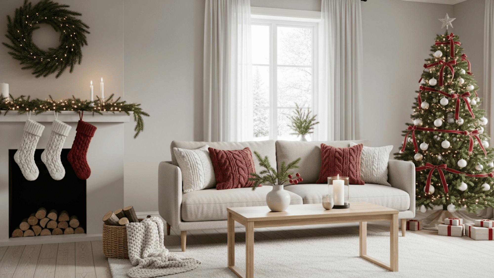 scandinavian christmas decor