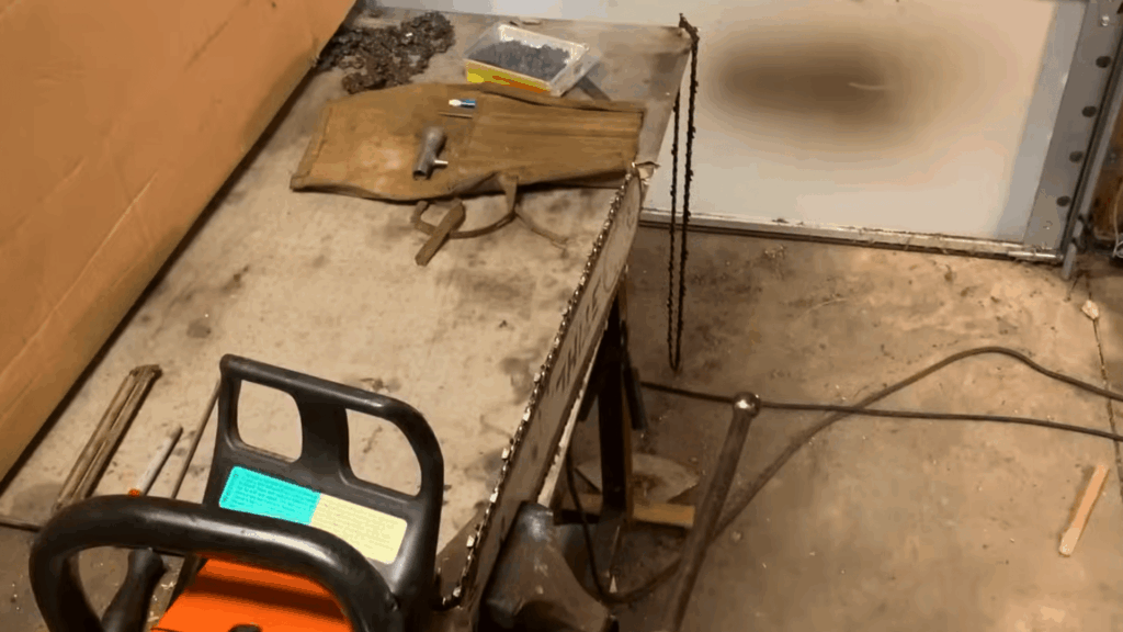 secure the saw for stability