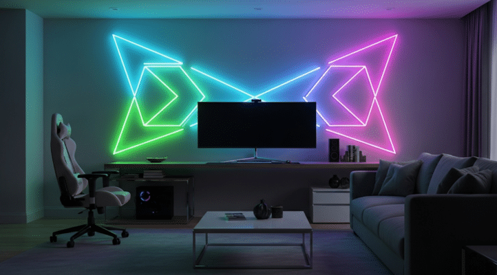 Smart LED Light Accent Wall