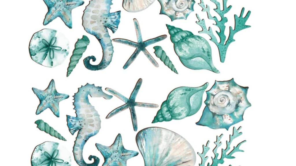 Starfish and Coral Wall Decor