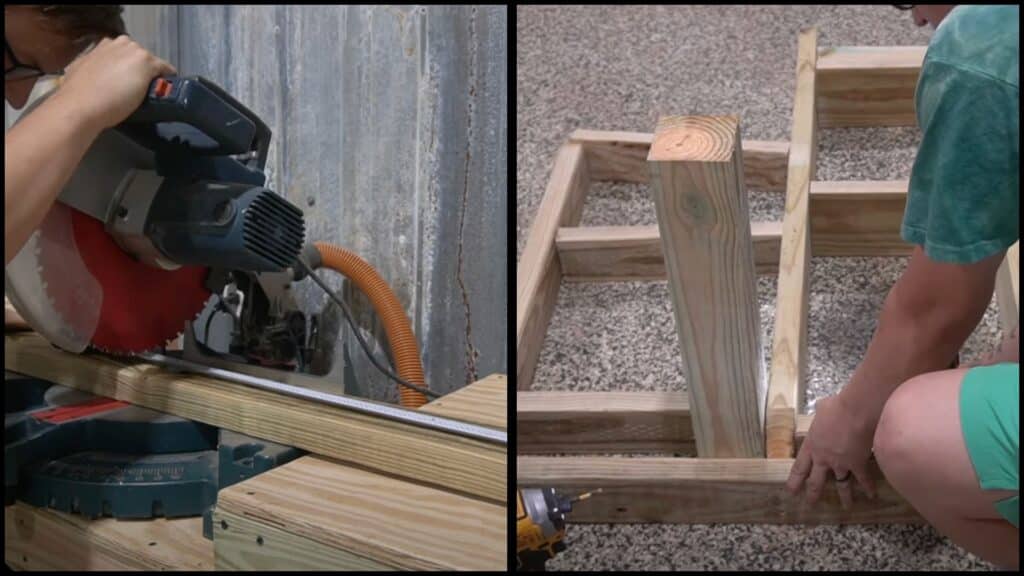 step-1 cut and prep the frame