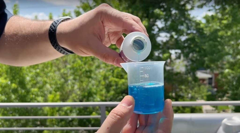 step 1 flush the plumbing line