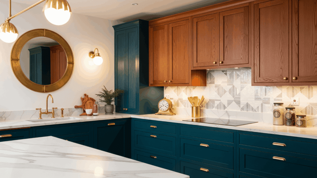 teal and rosewood mix