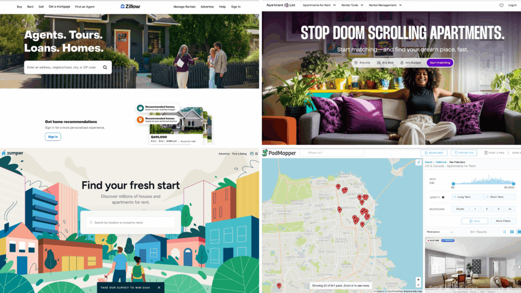 top platforms to search for industrial loft rentals