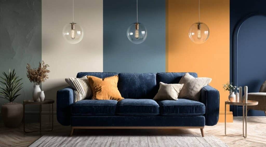 Wall Colors That Complement a Navy Blue Sofa