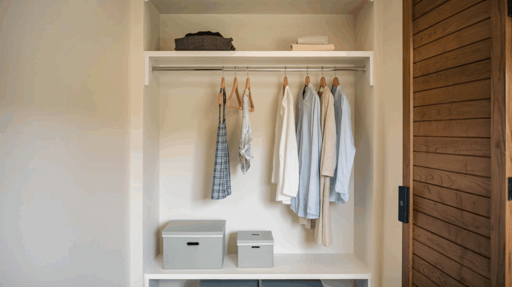 Minimalist Reach-in Closet