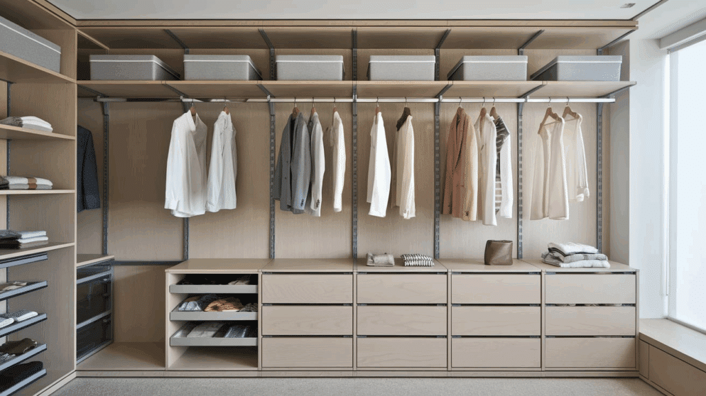 Modern Reach-in Closet