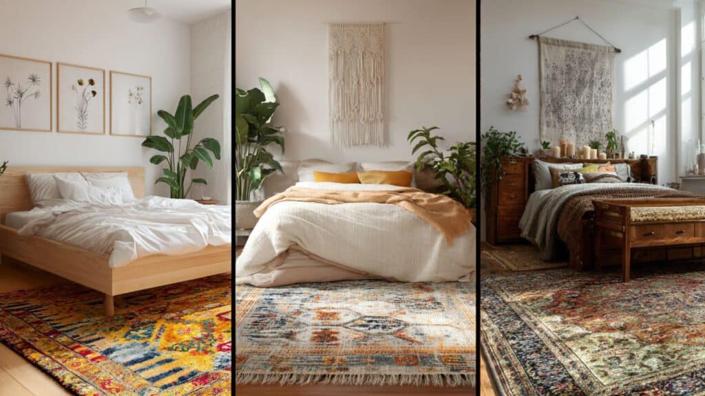 bedrooms with different design styles