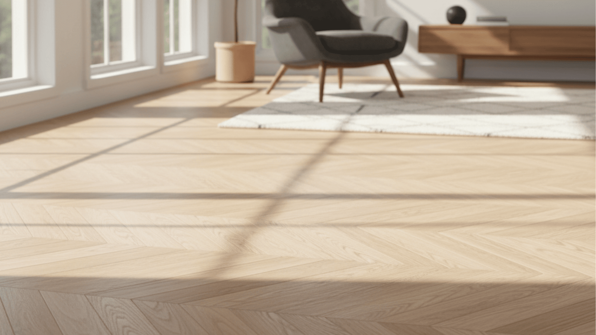 herringbone floor pattern