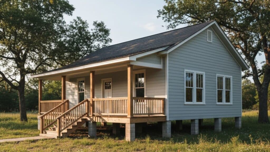 how to identify a pier and beam house